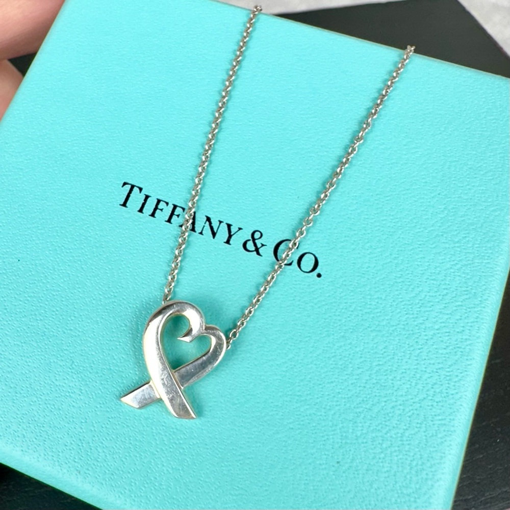 Tiffany & Co Picasso heart necklace 925 silver BEAUTIFUL gift!